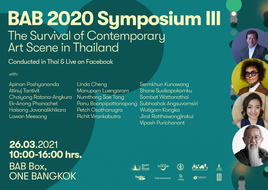 BAB 2020 Symposium III: The Survival of Contemporary Art Scene in Thailand