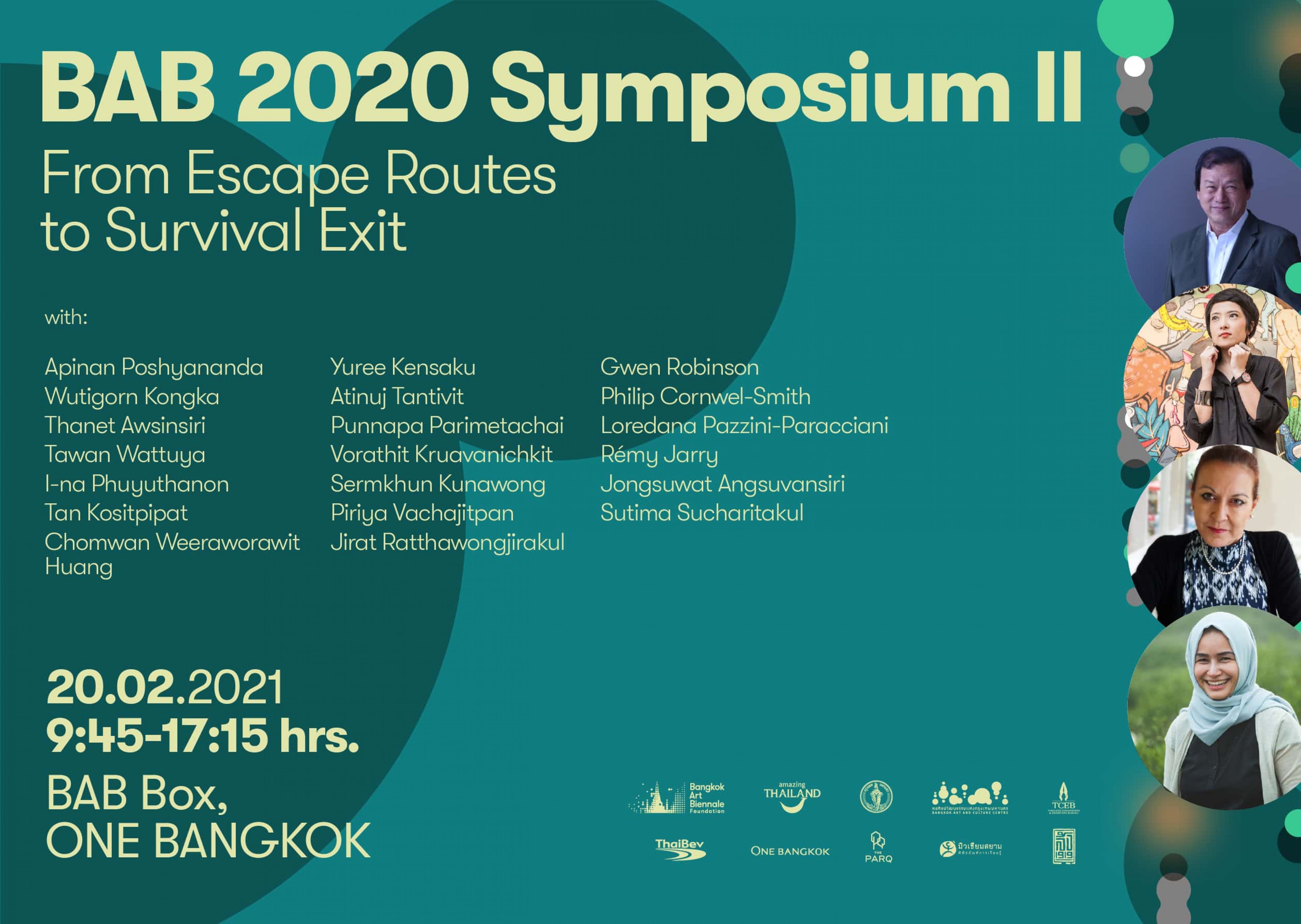 BAB 2020 Symposium II: From Escape Routes to Survival Exit